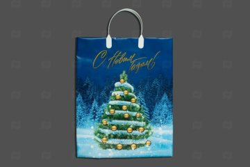 картинка Пакет софтпласт 30*40*10см 150мк Главная елка НГ Мир упаковки