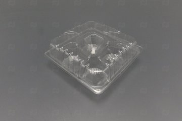 картинка Контейнер 152*150*64мм 4 секции ПЭТ Мир упаковки