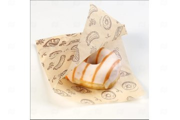 картинка Уголок бумажный жиростойкий крафт 175*140мм ГАМБУРГЕР AVIORA 100шт Мир упаковки