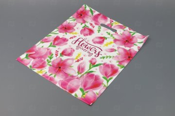 картинка Пакет с вырубной ручкой 38*47см 60мк с ламинацией Трепет 50шт Мир упаковки