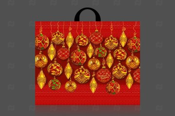 картинка Пакет с петлевой ручкой 71*55см 90мк Сокровищница НГ 25шт Мир упаковки