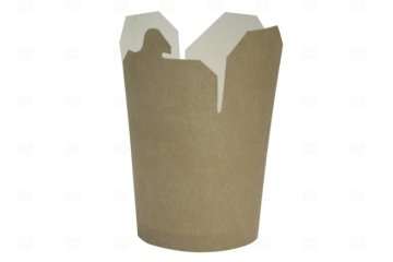 картинка Контейнер бумажный WOK 700мл белый/крафт 48шт Мир упаковки