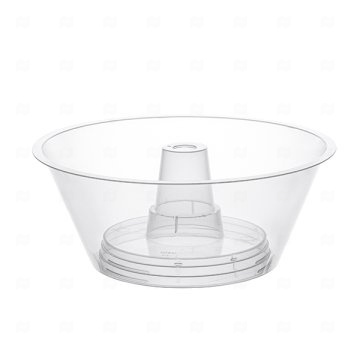 картинка Крышка-тарелка 700мл д/стакана d-90мм прозрачная Мир упаковки
