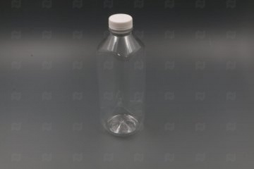 Купить Пэт-бутылка 1 л с широким горлом прозр. (с крышкой) квадро ДВП (80 шт.). Мир упаковки