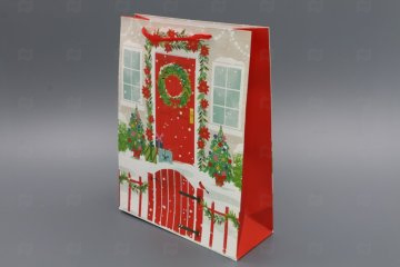 картинка Пакет ламинированный 40*31,5*12см Новогодние приготовления НГ SCW430-ABCD Мир упаковки