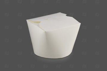 картинка Контейнер бумажный WOK 500мл белый ЛМ 50шт Мир упаковки