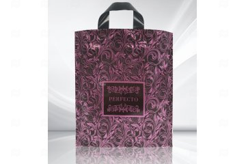 картинка Пакет с петлевой ручкой 35*31*5см 95мк Перфекто Лилу 25шт Мир упаковки