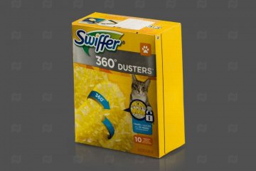 картинка 96945 Пуховка сменная из волокон для удаления пыли и аллергенов 360°"Swiffer"(10шт.) Мир упаковки