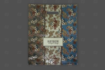 картинка Пакет с вырубной ручкой 38*47см 60мк с ламинацией Батист 50шт Мир упаковки