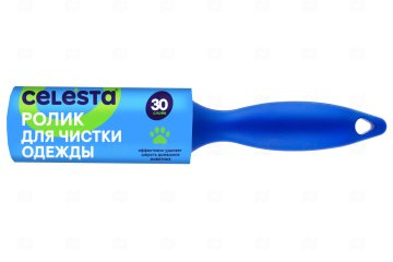 картинка Ролик липкий для чистки одежды 30листов CELESTA Мир упаковки