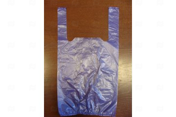 картинка Пакет майка ПНД 24+13*44см 7мк сирень 100шт Мир упаковки