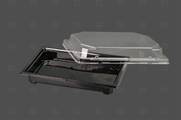 картинка Крышка д/контейнера С-19К (25шт) 182*127 (ПЭТ) Мир упаковки