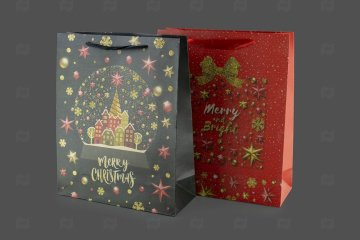 картинка Пакет ламинированный 40*31*12см Ассорти №103 НГ Мир упаковки