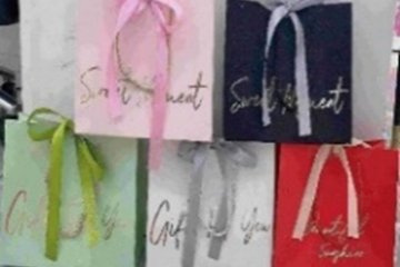 картинка Пакет ламинированный 32*26*11см 12шт вертикальный Y2705-M Мир упаковки