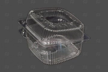 Купить Контейнер ПР-К-10А 860мл 120*120*60мм ПЭТ. Мир упаковки