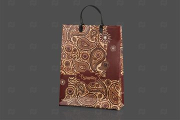 картинка Сумочка с пластиковыми ручками 30*40*10см 150мк Византия 10шт Мир упаковки