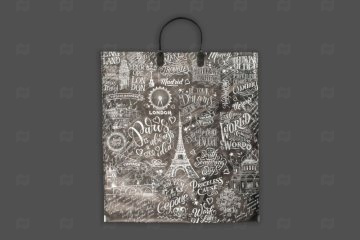 картинка Пакет с пластиковой ручкой 40*44см 100мк Турне Мир упаковки