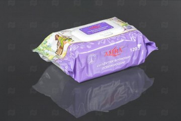 Купить Салфетки влажные  AMRA освежающие Paris (120 шт.). Мир упаковки