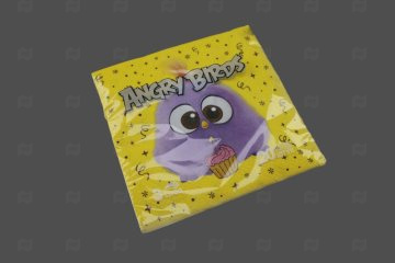 картинка Салфетки бумажные 33*33см 2сл Angry Birds 20шт Лилия Мир упаковки