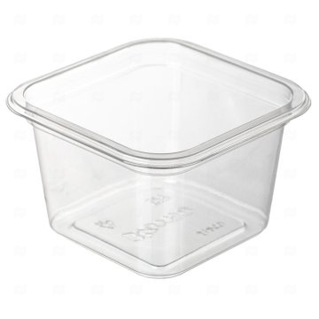 картинка Контейнер Д-250 250мл 95*95*58мм б/крышки ПЭТ Мир упаковки
