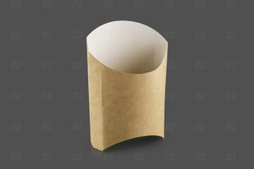 картинка Коробка бум д/картофеля фри M 110*54*111мм ECO FRY 50шт Мир упаковки