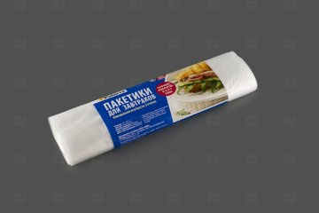 картинка Пакет фасовочный рулон 18*28см 15мк д\завтраков Paterra 50шт Мир упаковки