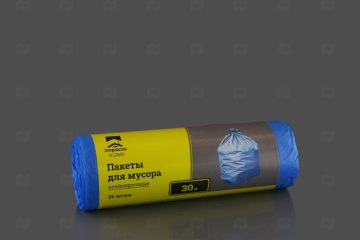 картинка Пакеты д/мусора ПНД особо прочные Impacto home 30л 490*570мм 12мкр рулон 25шт Мир упаковки