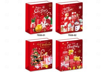 картинка Пакет ламинированный 40*31*12см вертикальный 12шт НГ SCW720-ABCD  Мир упаковки