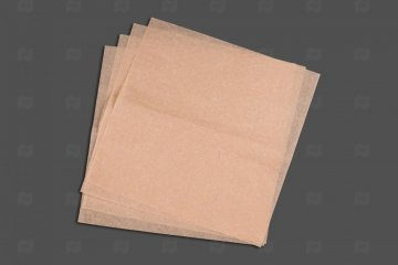 картинка Подпергамент листовой 28х28 бурый (1000 листов/4,1 кг) "ЭБ" Мир упаковки