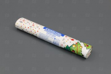 Купить Скатерть полиэтиленовая "Карусель подарков" Н/Г 35мк (120*800) 1рул. Мир упаковки
