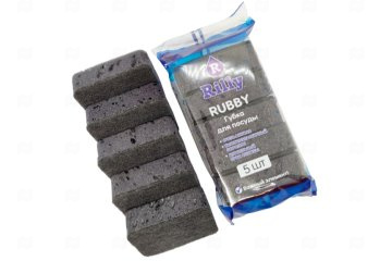 картинка Губка д/посуды 95*70*35мм 5шт Rilly RUBBY Мир упаковки