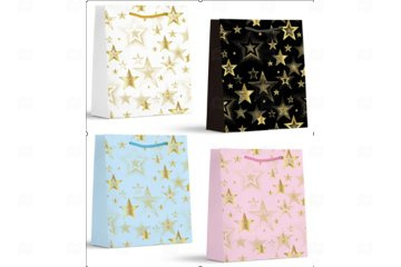 картинка Пакет ламинированный 31*40*12см 12шт SCW696-ABCD Мир упаковки