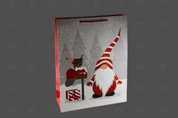 картинка Пакет ламинированный 40*31*12см Гномы помощники НГ SCC472-ABCD Мир упаковки