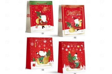 картинка Пакет ламинированный 32*26*10см вертикальный 12шт НГ SCW973-ABCD Мир упаковки