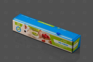 картинка Пленка ПВХ 300мм*100м 7мк со слайдер-ножом Мир упаковки