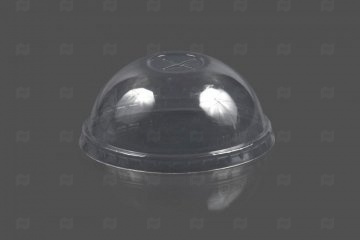картинка Крышка-купол д/стакана d-95мм PET без отверстия 50шт  Мир упаковки