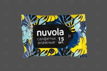 картинка Салфетки влажные 15шт Nuvola Мир упаковки