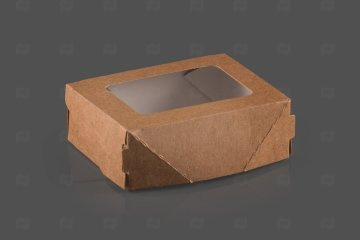 картинка Коробка бумажная с окном 300мл 100*80*40мм TABOX PRO 300 (450) Мир упаковки