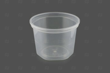 картинка Баночка ПТ 280млd96*67(25шт)шестигранная без крышки (Универсал280/96 шестиг)(ПП) Мир упаковки