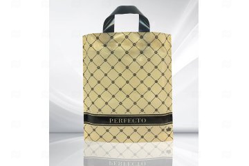 картинка Пакет с петлевой ручкой 35*31*5см 95мк Перфекто Карамель 25шт Мир упаковки