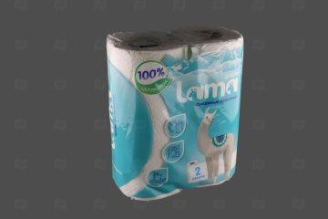 картинка Полотенца бумажные 2сл белые 2рул Snow Lama Мир упаковки