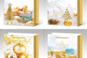 картинка Пакет ламинированный 23*18*10см вертикальный 12шт НГ Y6031-S Мир упаковки