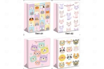 картинка Пакет ламинированный 32*26*10см SCW849-ABCD  Мир упаковки