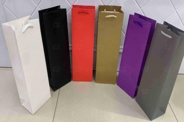 картинка Пакет ламинированный под бутылку 35*12*9см X375 Мир упаковки