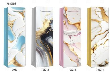 картинка Пакет ламинированный под бутылку 35*12*9см X7932 Мир упаковки