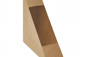 картинка Контейнер бум д/сэндвича 125*125*40мм SANDWICH40 800шт  Мир упаковки