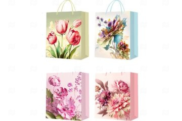 картинка Пакет ламинированный 32*26*10см SCW693-ABCD Мир упаковки