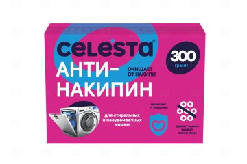 картинка Антинакипин д/удаления накипи в стиральных машинах Express 300гр CELESTA Мир упаковки