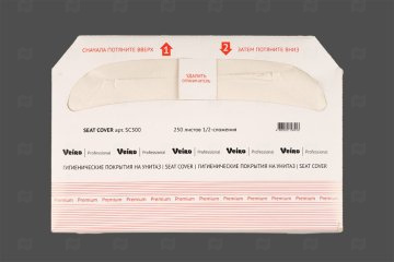 картинка Покрытия для унитаза 1/2сложение 250шт Veiro Professional Premium Мир упаковки