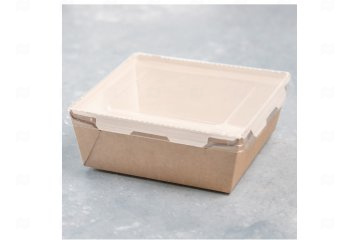 картинка Контейнер бум с/крышкой 1200мл 145/167*145/167*63мм 100шт Мир упаковки